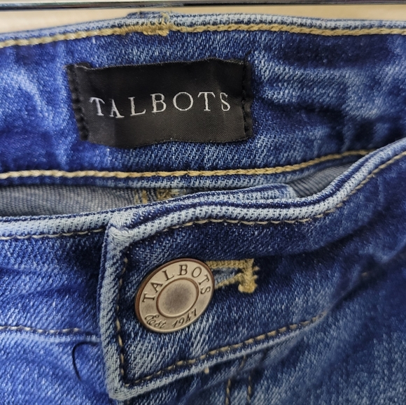 Talbots Slim Ankle Jeans In Culver Wash Womens Size 10 - Picture 4 of 7